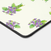 Wilde Violetten Bureaumat (Hoek)