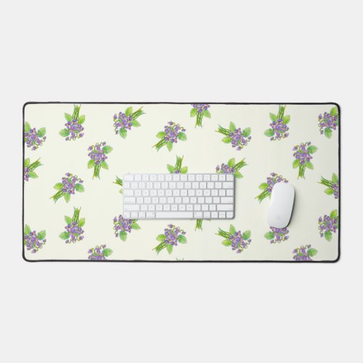 Wilde Violetten Bureaumat (Keyboard & Muis)