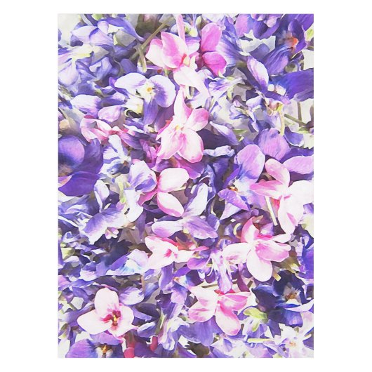 Wilde Violetten Tafelkleed (Voorkant)