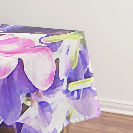 Wilde Violetten Tafelkleed (Voorbeeld)