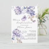 Wilde Viooltjes Bevestiging Kaart (Staand voorkant)