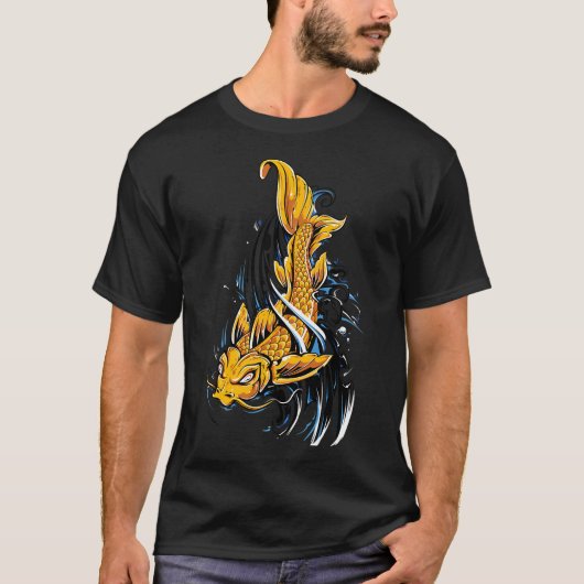 Wilde Vissen in De Zee T-shirt (Voorkant)