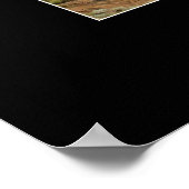 Wilde vlakten Buffalo Wildlife Art Poster (Hoek)