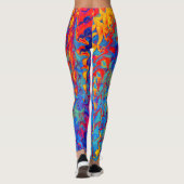 Wilde vlammen.... leggings (Achterkant)