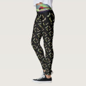 Wilde vliegen - libellen - Compressie-Leggings Leggings (Links)