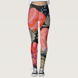Wilde Vloer Botanische Tuinbouwkunst natuur Leggings