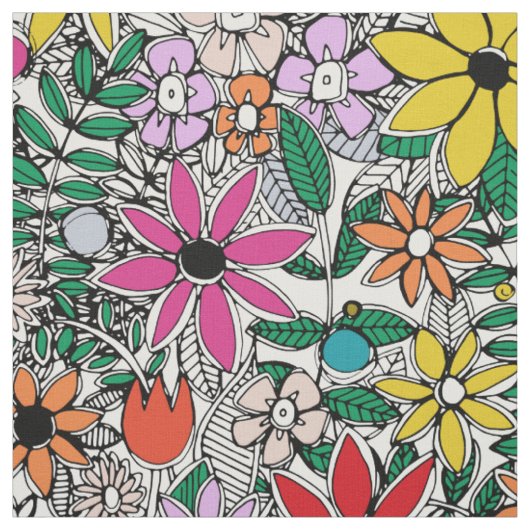 wilde vlooien stof (Swatch)