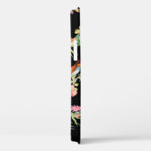 Wilde vogelbloemen: zwart Case-Mate iPhone case (Achterkant / Rechts)