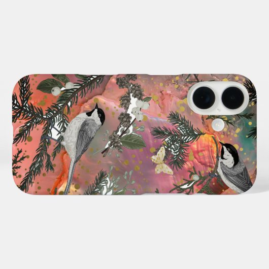 Wilde vogels Case-Mate iPhone case (Achterkant (horizontaal))