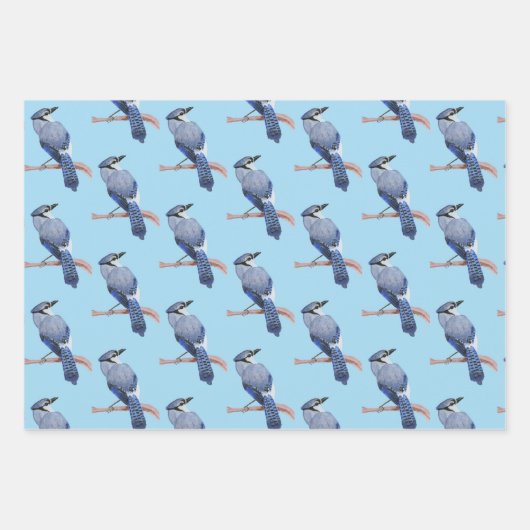 Wilde vogels inpakpapier vel (Voorkant)