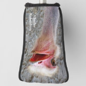 Wilde vogels van struisvogelsoorten die verpersoon golfheadcover (Draai 90)