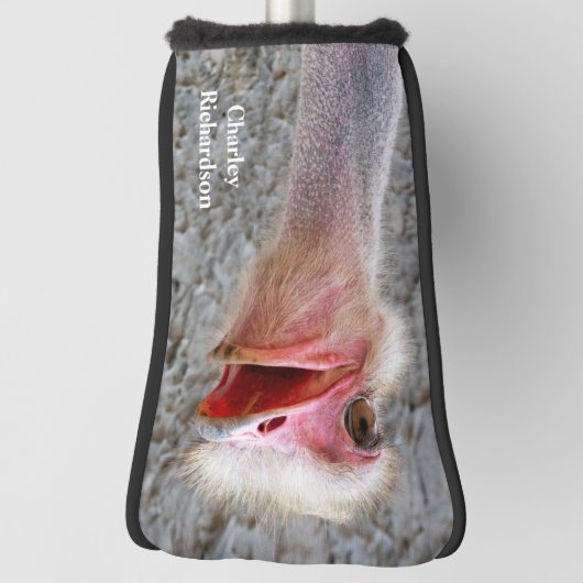 Wilde vogels van struisvogelsoorten die verpersoon golfheadcover (Draai 90)