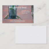 Wilde vogels visitekaartje (Voorkant / Achterkant)