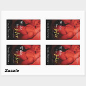 Wilde voor haar door Tonya Burrows Rechthoekige Sticker (Vel)