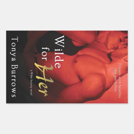 Wilde voor haar door Tonya Burrows Rechthoekige Sticker (Voorkant)