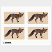 Wilde vos stickers (Vel)