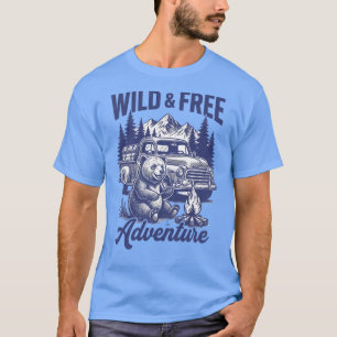 Wilde & Vrije Avontuur – Beercamping Kampvuur T-shirt