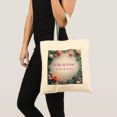Wilde & Vrije Bloem Lijn Kunst | Boho Minimaal De Tote Bag (Voorkant (product))