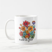Wilde & Vrije Boho Wilde Bloemen Koffiemok (Links)