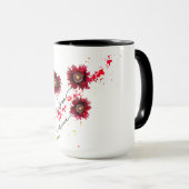 Wilde vrije gekiriseerde papies met verfsplaat mok (Voorkant rechts)