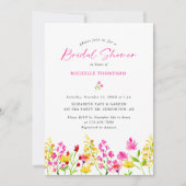 Wilde Vrijgezellenfeest Boho Elegant Floral Kaart (Voorkant)