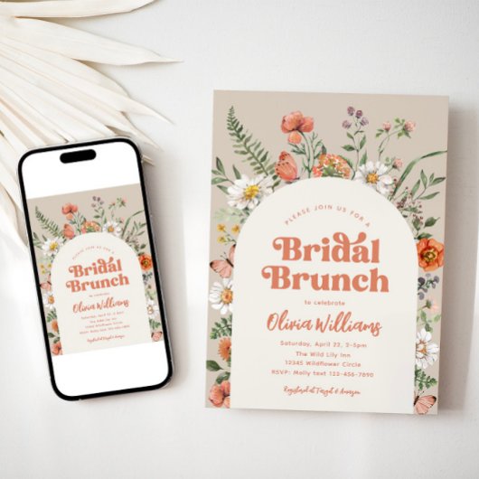 Wilde Vrijgezellenfeest Brunch Uitnodiging