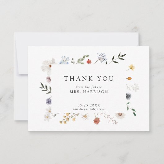 Wilde Vrijgezellenfeest Hartelijk dank Bedankkaart (Voorkant)