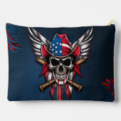Wilde vrijheid, Amerikaanse schedel met honkbalknu Etui (Achterkant)