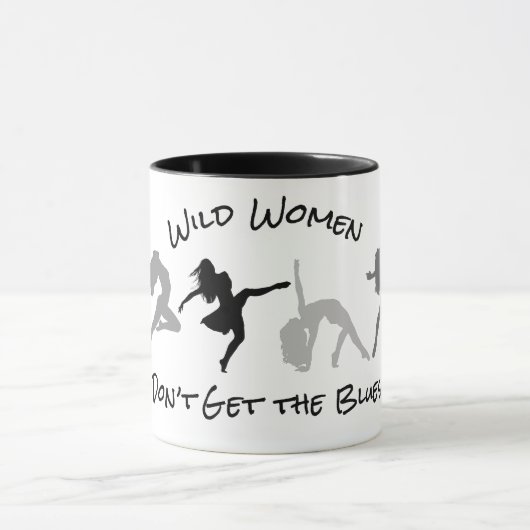 Wilde vrouwen krijgen geen blues mok (Midden)