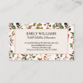  Wilde Vruchten en Bessen Botanisch Woud Visitekaartje (Achterkant)