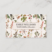  Wilde Vruchten en Bessen Botanisch Woud Visitekaartje (Voorkant)