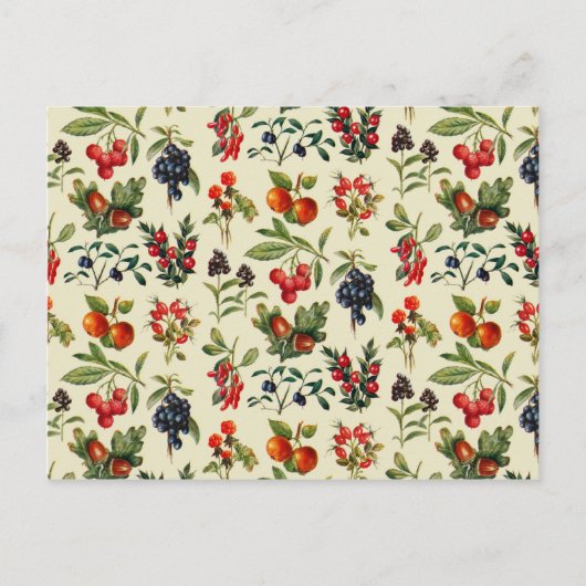 Wilde vruchten van het platteland briefkaart (Voorkant)