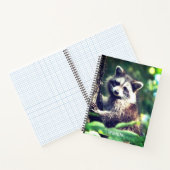 Wilde wasbeer in de jungle notitieboek (Binnen)