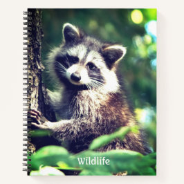 Wilde wasbeer in de jungle notitieboek