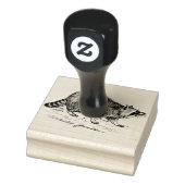 wilde wasbeerdieren rubberstempel (Stempel)