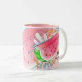 Wilde watermeloen Mok (Voorkant rechts)