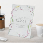 Wilde Waterverf Floral hoeveel kussen Reclamebord Met Voetstuk (Insitu)