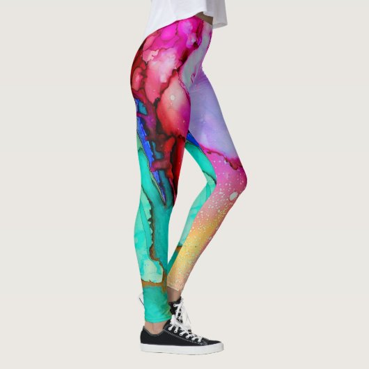 Wilde waterverf leggings (Rechts)