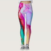 Wilde waterverf leggings (Voorkant)