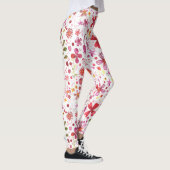 Wilde Waterverf van de Bloem Leggings (Rechts)