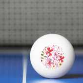 Wilde Waterverf van de Bloem Pingpongbal (Net)