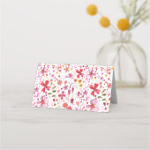 Wilde Waterverf van de Bloem Plaatskaartje (Voorkant)