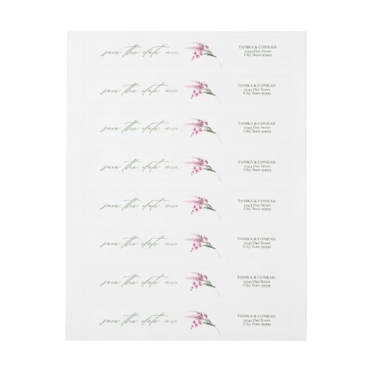 Wilde Waterverf van het Buwbloem Witte ID954 (Vel)