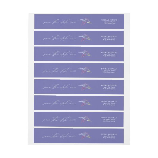 Wilde Waterverf van het huwelijk Peri ID954 (Vel)