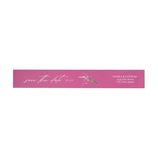 Wilde Waterverf voor bruiloft Fuchsia ID954 (Individueel)