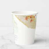 Wilde Waterverf voor bruiloft Verf Str Gold ID954 Papieren Bekers (Rechts)