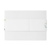 Wilde waterverfrozen guirlande uitnodigingen wikkel (Achterkant Voorbeeld)