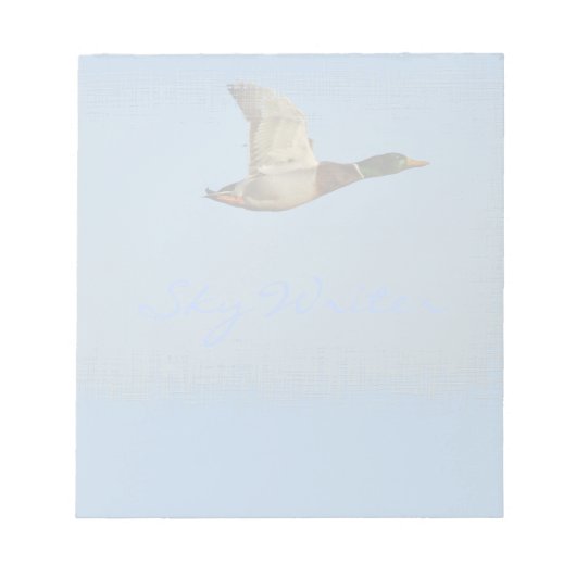 Wilde watervezel Wilde biotoop Duck-ontwerp Notitieblok (Voorkant)