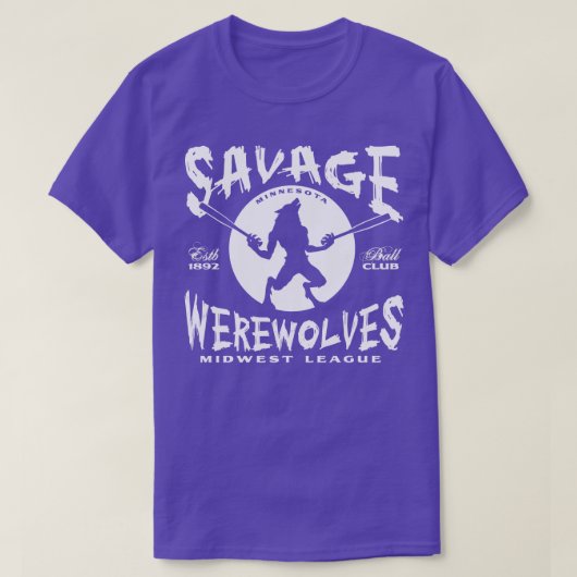 wilde weerwolven t-shirt (Design voorkant)