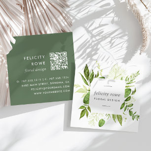 Wilde weide   Botanisch Lijst QR-code Vierkante Visitekaartje